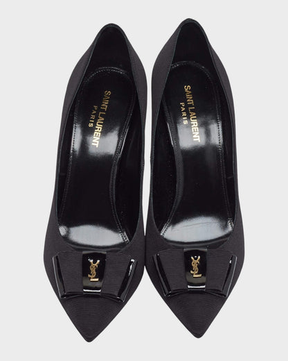 Pumps mit YVSL Logo & Signature-Schleife