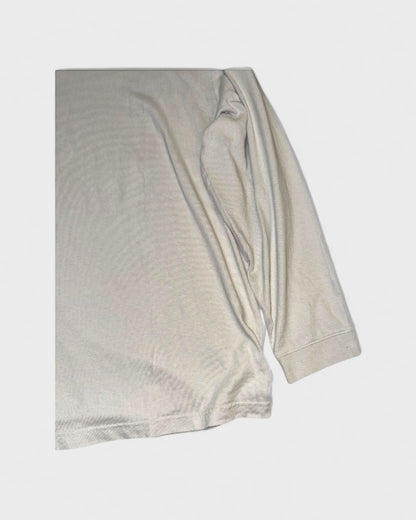 Longsleeve mit Stehkragen – Hellgrau