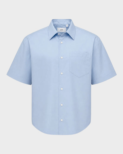 Kurzarmhemd – Blau