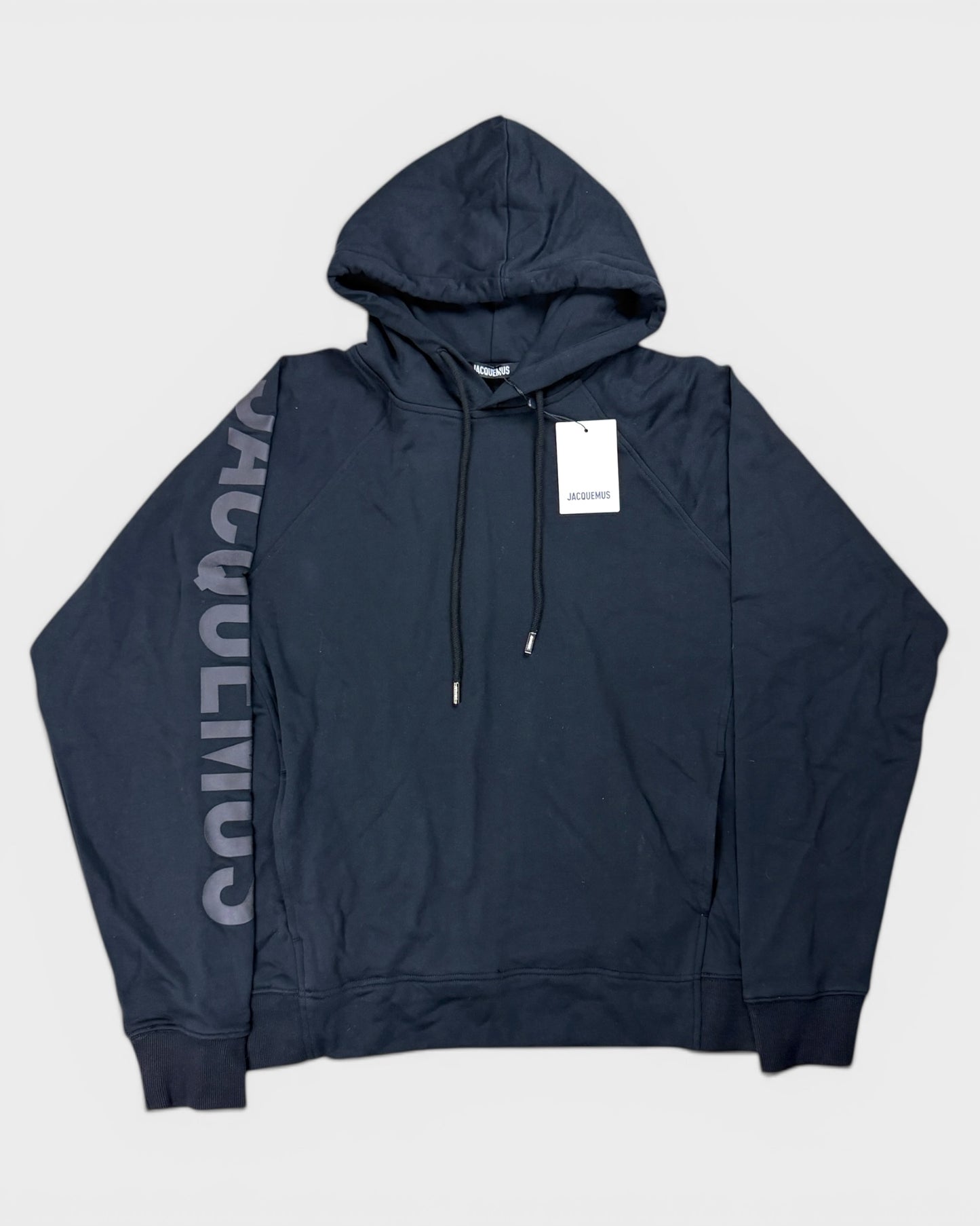 Kapuzenpullover mit Logo-Print – Schwarz