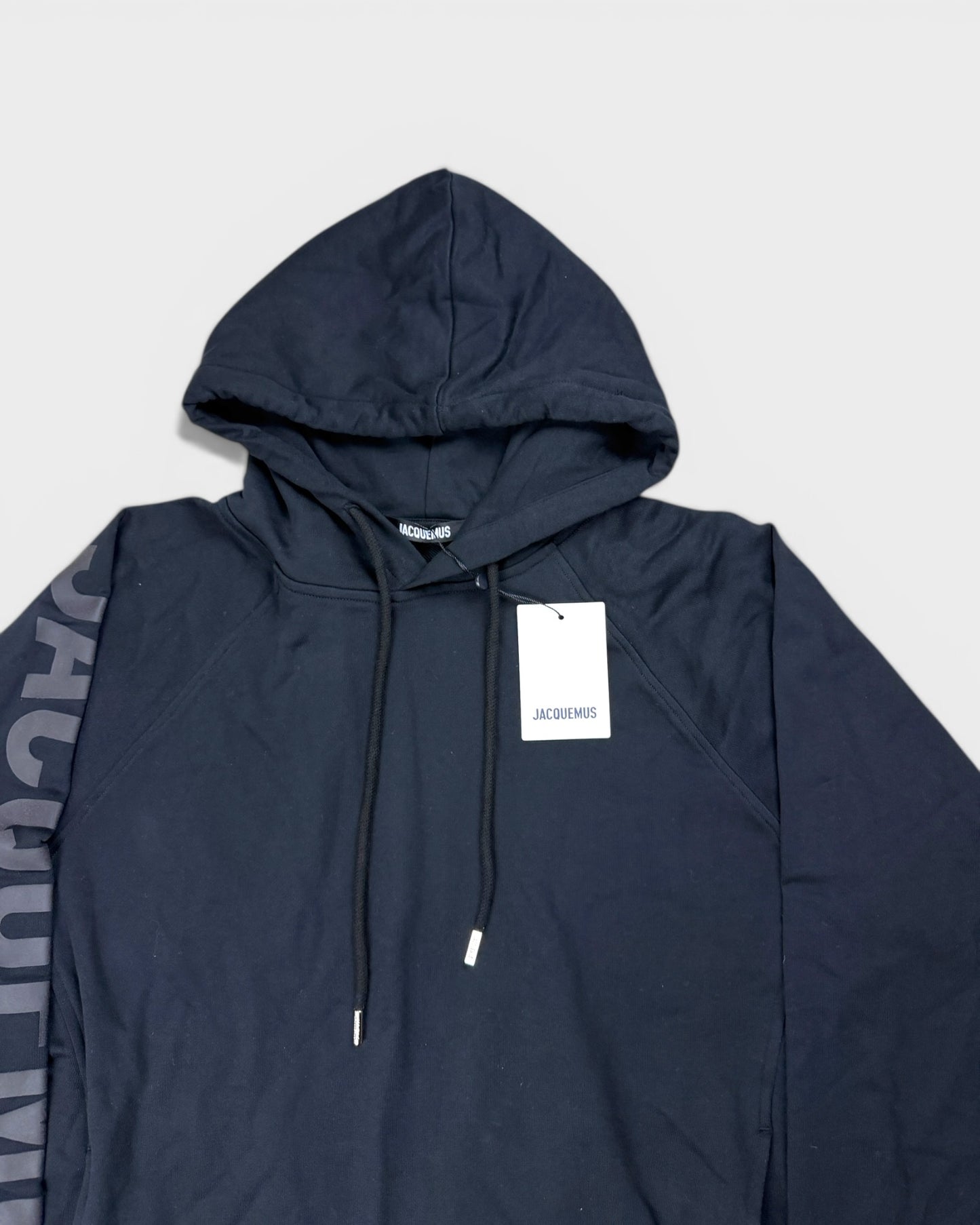 Kapuzenpullover mit Logo-Print – Schwarz