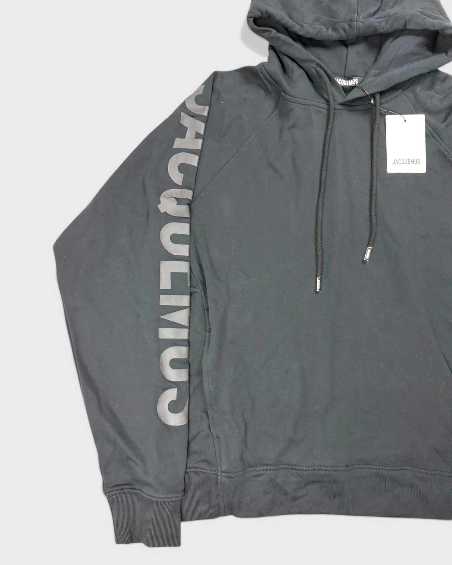 Kapuzenpullover mit Logo-Print – Schwarz