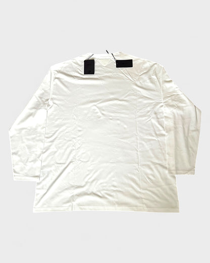 Langarmshirt – Weiß