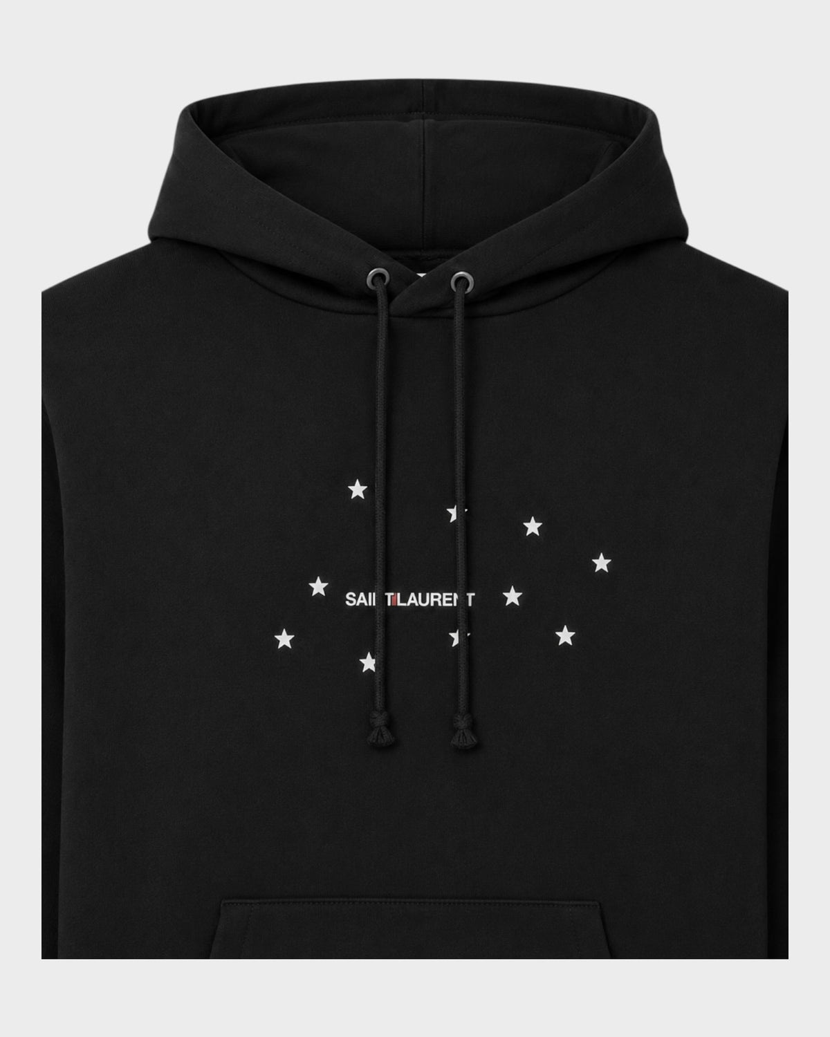 Kapuzenpullover mit Sternen – Schwarz