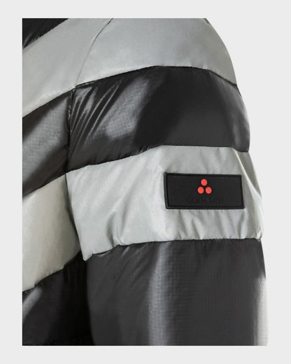 Daunenjacke in Schwarz & Grau